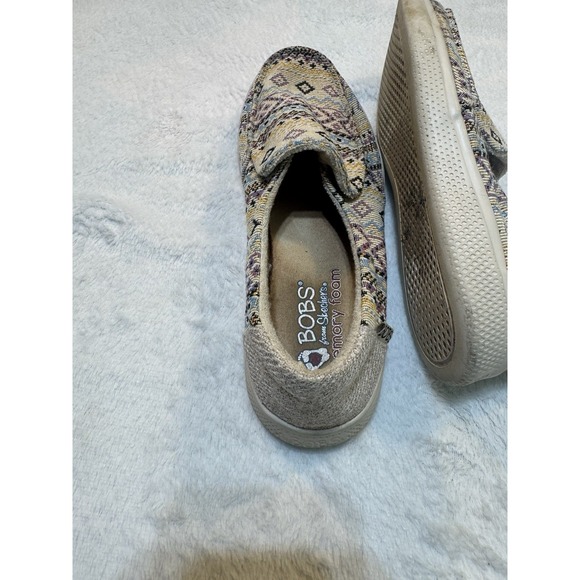 Skechers Bobs  Womens Girls Point Proven Memory Foam Slip On Shoes Loafers 6 - Picture 3 of 8